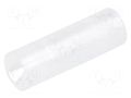 Spacer sleeve; LED; Øout: 4mm; ØLED: 3mm; L: 12mm; natural; UL94V-2 FIX&FASTEN FIX-LEDS-12