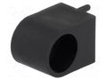 LED housing; 5mm; polyamide; angular; 3 PIN; black; UL94V-2 FIX&FASTEN FIX-LEK-503-7