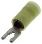 TERMINAL, FORK TONGUE, #6, 10AWG, YEL 19115-0042