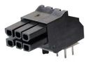 CONNECTOR, RCPT, 6POS, 2ROW, 3MM 44764-0601