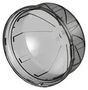 LED LENS, DOME, PC, GREY, 80MM 2328823-2