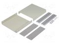 Enclosure: with panel; 1402; X: 180mm; Y: 185mm; Z: 61mm; aluminium HAMMOND HM-1402D