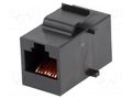 Coupler; Cat: 5e; 8p8c; RJ45 socket,both sides MH CONNECTORS MH3101-CAT5E