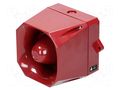 Signaller: sound; siren; 115÷230VAC; 112dB; Asserta Midi; IP66; red EATON ELECTRIC AS/M/S/115/230/R