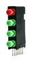 CKT BOARD INDICATOR, G/R, 3MM, TH 568-0101-222F