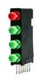 CKT BOARD INDICATOR, G/R, 3MM, TH 568-0101-222F