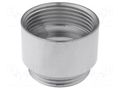 Thread adapter; Int.thread: M25; Ext.thread: PG16; brass; nickel LAPP MA-PG16/M25