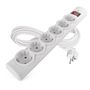 Surge protector – 6 sockets, 3 m, white, EMOS P54216 8592920146095