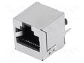 Connector: RJ45; socket; PIN: 8; shielded; 8p8c; THT; straight MH CONNECTORS MHRJJ88NFVS