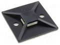 Holder; self-adhesive; polyamide; UL94V-2; black; FH: 4.7mm; L: 38mm HELLERMANNTYTON MB5A3-BK
