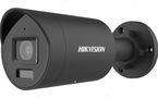 Hikvision bullet DS-2CD2046G2H-IU F2.8 (juoda, 4 MP, 40 m. IR, AcuSense, DarkFighter) KIP2CD2046G2HIUF28J