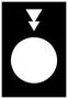 LEGEND PLATE, 30MM X 40MM, PENDANT CNTRL ZB2BY2956