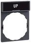 LEGEND PLATE, PUSHBUTTON SWITCH ZBY2307