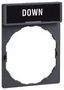 LEGEND PLATE, PUSHBUTTON SWITCH ZBY2308
