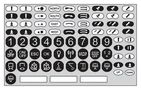 ADHESIVE LABEL KIT, REMOTE DEVICE ZARC08