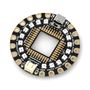 RP2040 Stamp Round Carrier - base board for RP2040 microcontroller - 16 NeoPixels LEDs - PiMoroni SP027 PIM-22456