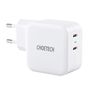 Choetech PD6009 Wall Charger 2x USB-C 20W (white), Choetech 047570