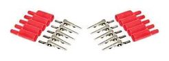 ALLIGATOR CLIP, 8MM, RED, 10A, PK10 BU-P2240-2.