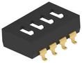 DIP SWITCH, SPST, 0.1A, 24VDC, SMD 1-1825059-3