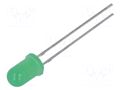 LED; sea green; 5mm; 3000÷4200mcd; 30°; Front: convex; 2.9÷3.6VDC OPTOSUPPLY OSG3DA5A34A