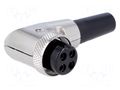 Connector: microphone; plug; female; PIN: 4; with strain relief NINIGI MIC364
