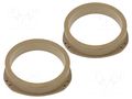 Spacer ring; MDF; 165mm; Opel; impregnated,varnished; 2pcs. 4CARMEDIA MDF-D.01