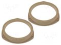 Spacer ring; MDF; 165mm; Nissan,Opel,Renault; 2pcs. 4CARMEDIA MDF-D.12
