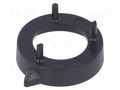 Nut cover with pointer; ABS; black; push-in; Ø: 16.4mm OKW A7616000