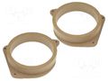 Spacer ring; MDF; 165mm; Seat; impregnated,varnished; 2pcs. 4CARMEDIA MDF-D.34