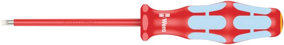 3160 i VDE Insulated screwdriver for slotted screws, stainless, 0.5x3.0x80, Wera 05022729001