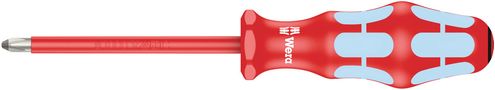 3165 i PZ VDE Insulated screwdriver for Pozidriv screws, stainless, PZ 2x100, Wera 05022741001