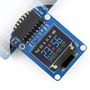 Graphical OLED color display 0.95 '' (A) 96x64px SPI - angled connectors - Waveshare 10507 WSR-04427 5904422309312