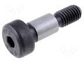 Shoulder screw; steel; M5; 0.8; Thread len: 9.5mm; hex key; HEX 3mm ELESA+GANTER ISO7379-6-M5-10