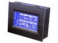 Display: LCD; graphical; 160x80; STN Negative; blue; LED DISPLAY VISIONS EAKIT160-6LWTP