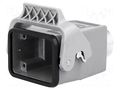 Enclosure for connectors: HDC; size 6B; for cable; Han® B; IP65 HARTING 09300060752