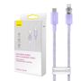 Fast Charging cable Baseus USB-C to Lightning  Explorer Series 2m, 20W (purple), Baseus CATS010305