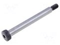 Shoulder screw; steel; M5; 0.8; Thread len: 9.5mm; hex key; HEX 3mm ELESA+GANTER ISO7379-6-M5-50