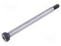 Shoulder screw; steel; M5; 0.8; Thread len: 9.5mm; hex key; HEX 3mm ELESA+GANTER ISO7379-6-M5-65
