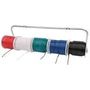 Kit Contents:Five 100-ft. Spools of 22 AWG Hook-Up Wire, PVC insulated in Red, White, Green, Blue, Black on Dispenser Rack 24-14685