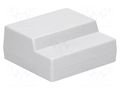 Enclosure: desktop; X: 125mm; Y: 120mm; Z: 53mm; polystyrene; grey KRADEX Z-20J