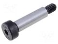 Shoulder screw; steel; M8; 1.25; Thread len: 13mm; hex key; HEX 5mm ELESA+GANTER ISO7379-10-M8-35