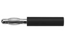 ADAPTER, BANANA, PLUG, 32A, BLK, SOLDER A 40-40 S NI / SW