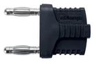 CONN, BANANA, PLUG, 12A, BLACK KURZ 19-4 IG MB NI / SW