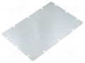 Mounting plate; steel; W: 148mm; L: 223mm; Thk: 1.5mm; Plating: zinc FIBOX MIV200