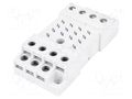 Socket; PIN: 14; 10A; 250VAC; on panel; screw terminals; -40÷70°C RELPOL GZ14