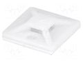 Holder; self-adhesive; polyamide; UL94V-2; natural; Ht: 3.9mm KSS WIRING HC-101S-S2