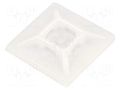 Holder; self-adhesive; polyamide; UL94V-2; natural; Tie width: 5mm KSS WIRING HC-102
