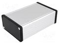 Enclosure: with panel; 1455; X: 103mm; Y: 160mm; Z: 53mm; aluminium HAMMOND HM-1455N1602