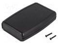 Enclosure: multipurpose; X: 79mm; Y: 117mm; Z: 24mm; 1553; ABS; black HAMMOND HM-1553BBKBK