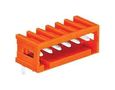 TERMINAL BLOCK, HEADER, 8WAY, TH R/A 734-268